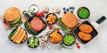 Reinventing the Taste and Texture of “Meat” with Mushrooms, Legumes, Nuts, and Algae